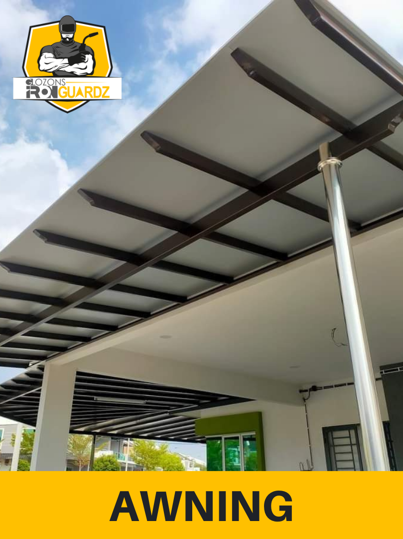 Awning Glozons Ironguardz Gate Grill Awning Murah